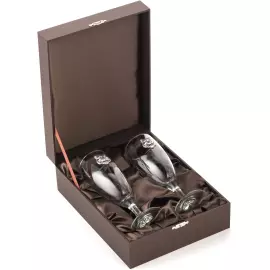 Набор бокалов под шампанское "Тигр" на 2 персоны