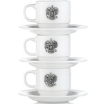 A set of porcelain coffee cups "Derzhava" for 3 persons