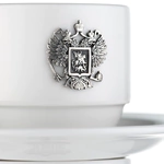 A set of porcelain coffee cups "Derzhava" for 3 persons