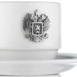 Набор фарфоровых кофейных чашек "Держава" на 3 персоны