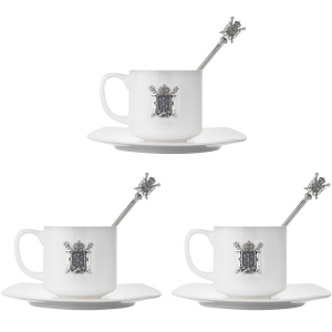 Porcelain coffee set "Petersburg" for 3 persons