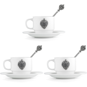 Porcelain coffee set "Empire" for 3 persons