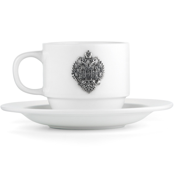 Porcelain coffee set "Empire" for 3 persons