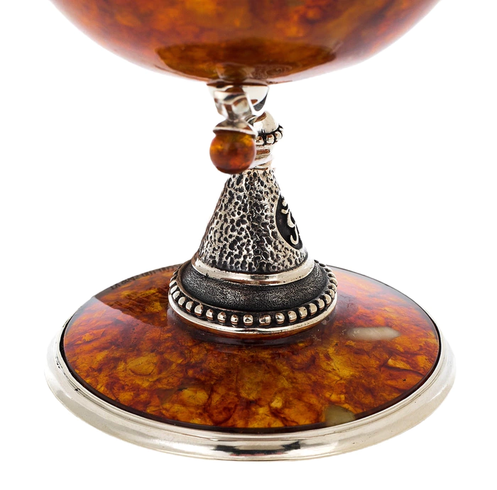 Souvenir made of amber "Globus"
