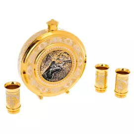 Hunting set "At rest" Zlatoust for 3 persons