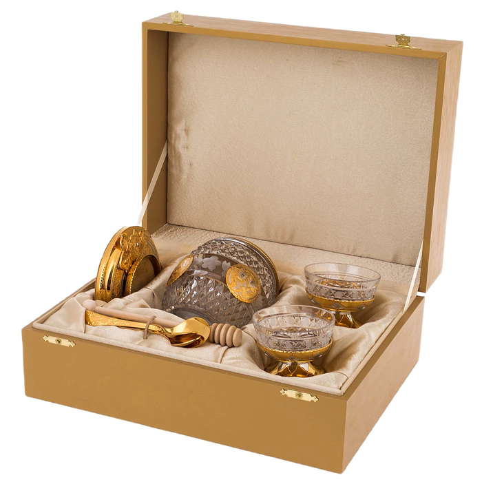Honey set with bowls, Zlatoust