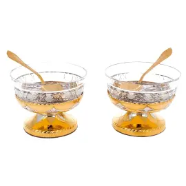 Набор для мёда с пиалами, Златоуст