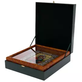 Icon of the Most Holy Theotokos of Iveria with mother of pearl