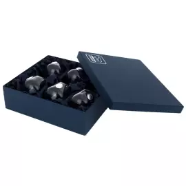 A set of glasses for Faberge cognac with silver plating, for 6 people