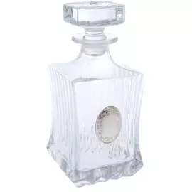 Faberge whiskey set with silver plating, for 6 persons