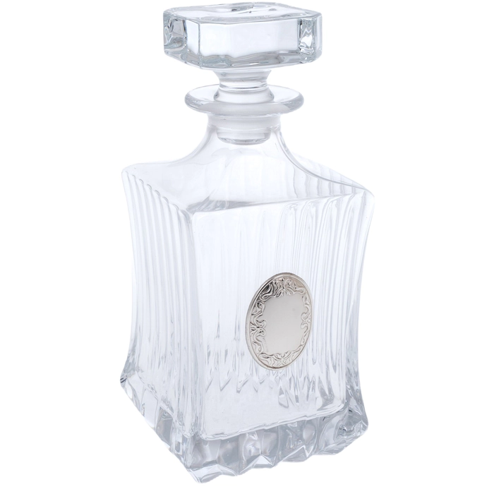 Faberge whiskey set with silver plating, for 6 persons