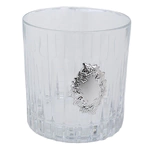 A set of glasses for whiskey "Grapes" with silver plating, for 6 people