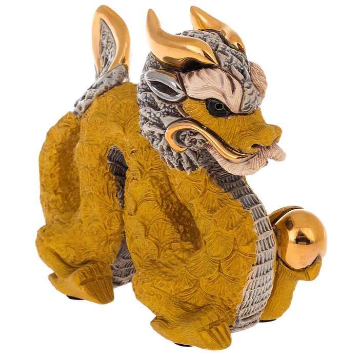 Sculpture "Golden Dragon"