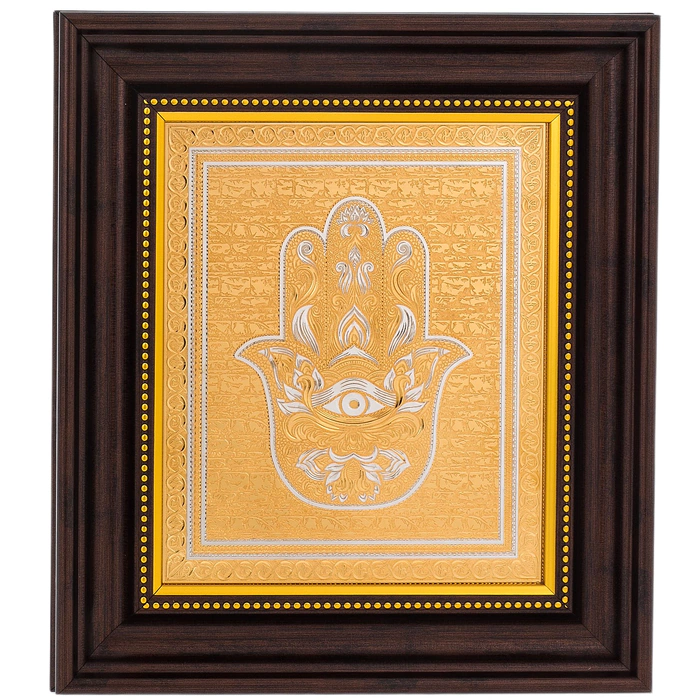 The amulet panel "Hamsa Hand of Fatima" Zlatoust
