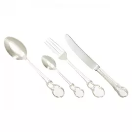 Столовый набор из серебра "Венеция" на 1 персону