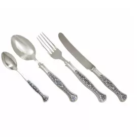 Столовый набор из серебра "Маргарита" на 1 персону