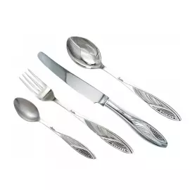 Столовый набор из серебра "Подсолнух" на 1 персону