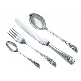 Столовый набор из серебра "Подснежник" на 1 персону