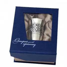 Подарочный набор из серебра "Эффект" на 1 персону