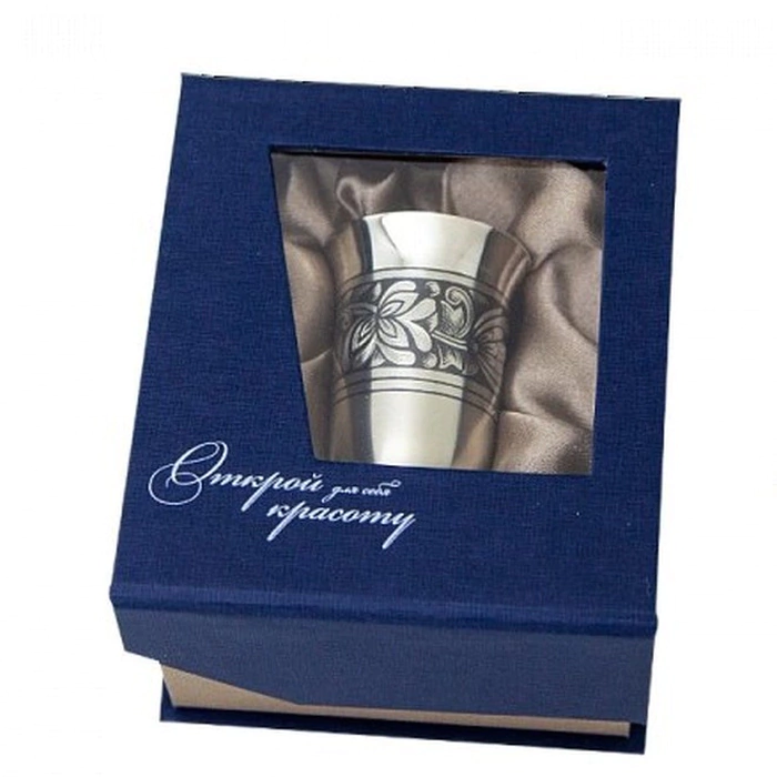 Silver gift set "Effect" for 1 person