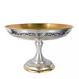 Серебряная ваза для фруктов