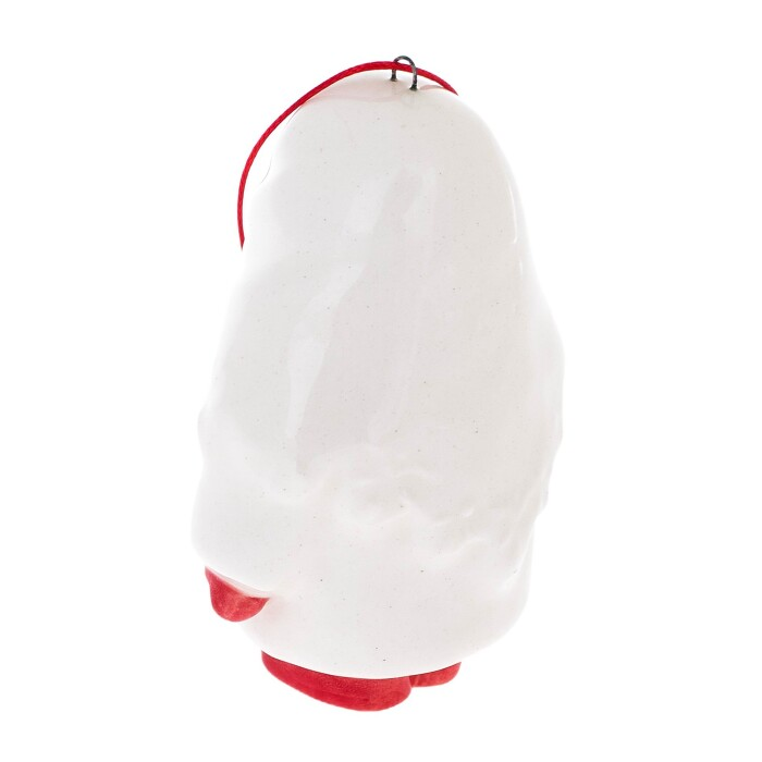 A set of porcelain Christmas tree toys "Girls" in a gift box
