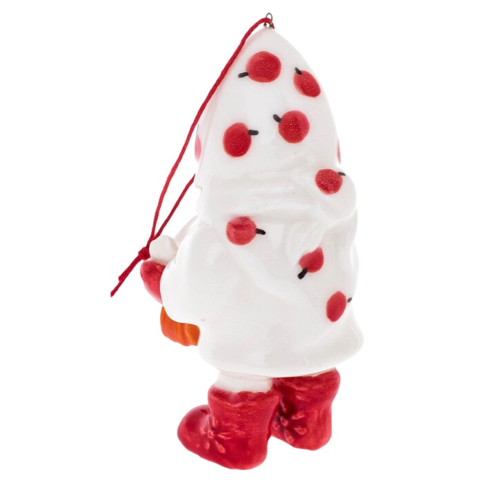 A set of porcelain Christmas tree toys "Girls" in a gift box