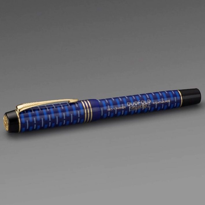 LAPIS LAZULI DUOFOLD 100TH fountain pen, pen F