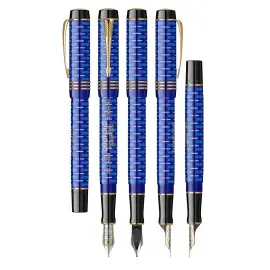 Перьевая ручка LAPIS LAZULI DUOFOLD 100TH, перо F Перьевая ручка LAPIS LAZULI DUOFOLD 100TH, перо F