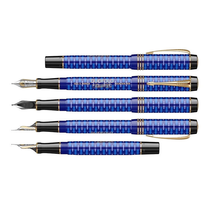 LAPIS LAZULI DUOFOLD 100TH fountain pen, pen F