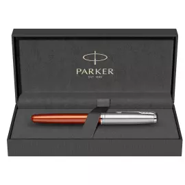 Перьевая ручка Parker Sonnet Essentials Orange SB Steel CT, перо F