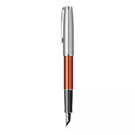 Перьевая ручка Parker Sonnet Essentials Orange SB Steel CT, перо F