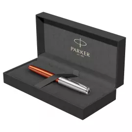 Перьевая ручка Parker Sonnet Essentials Orange SB Steel CT, перо F