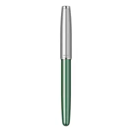 Parker Sonnet Essentials Green SB Steel CT fountain pen, pen F