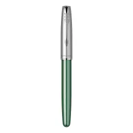 Parker Sonnet Essentials Green SB Steel CT fountain pen, pen F