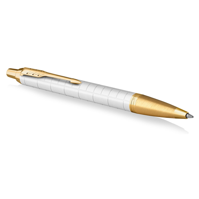 Gift Set: Parker IM Premium K318 Pearl GT Ballpoint Pen with Diary
