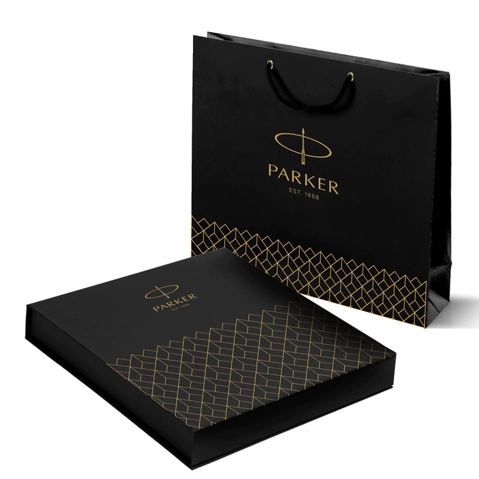 Gift Set: Parker IM Premium K318 Pearl GT Ballpoint Pen with Diary