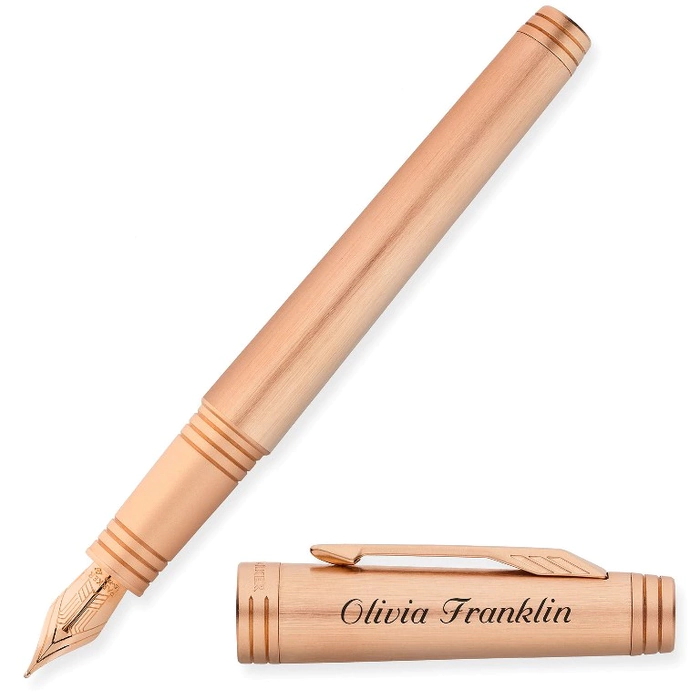 Parker Premier Monochrome F564 fountain pen, Pink Gold PVD