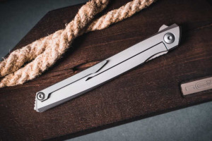 Folding knife NC Custom Stylus "Panda" (AUS-10, steel)