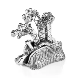 Держатель для купюр из серебра "Жизнь удалась"