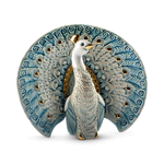 Sculpture "White Peacock"