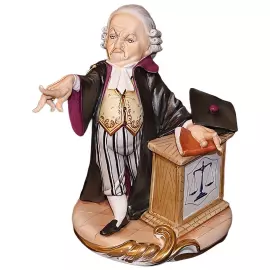 Скульптура "Судья", цвет: разноцветный