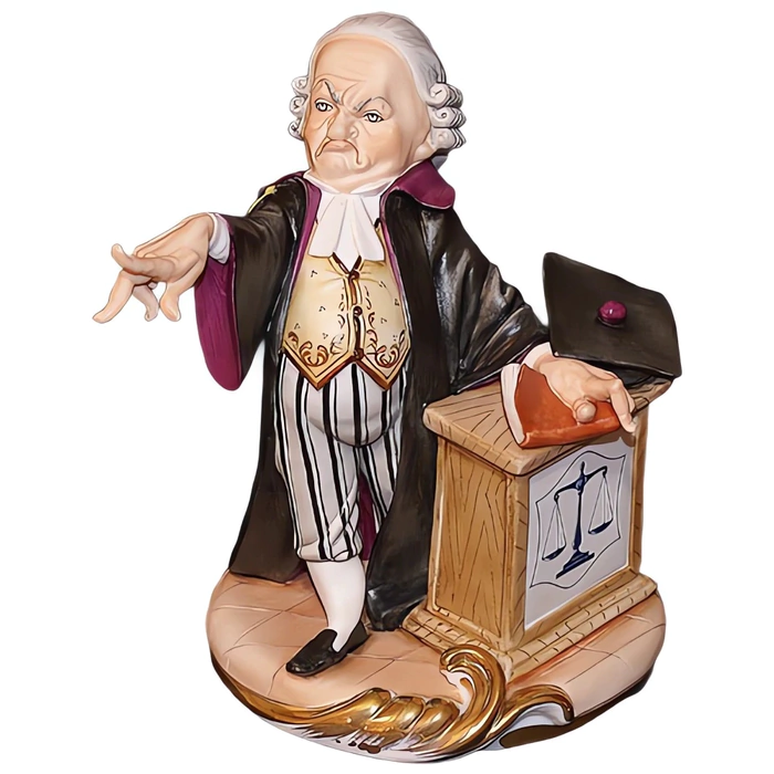 Sculpture "Judge", color: multicolored