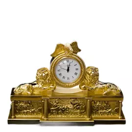 Hunting quartz watch, color: gold