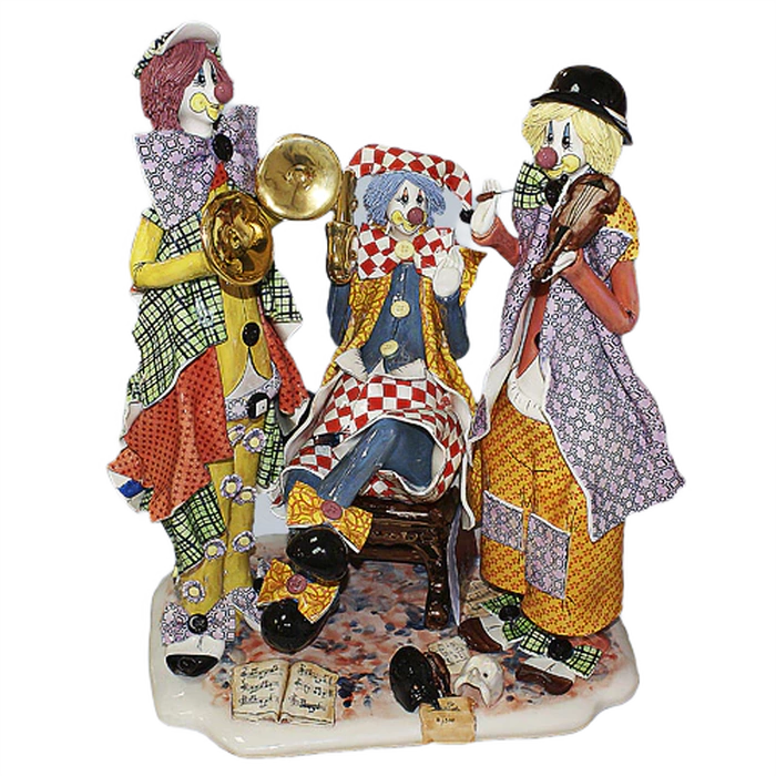 The "Trio of Clowns" statuette