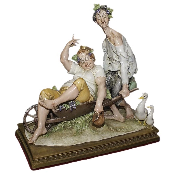The statuette "The Triumph of Bacchus"