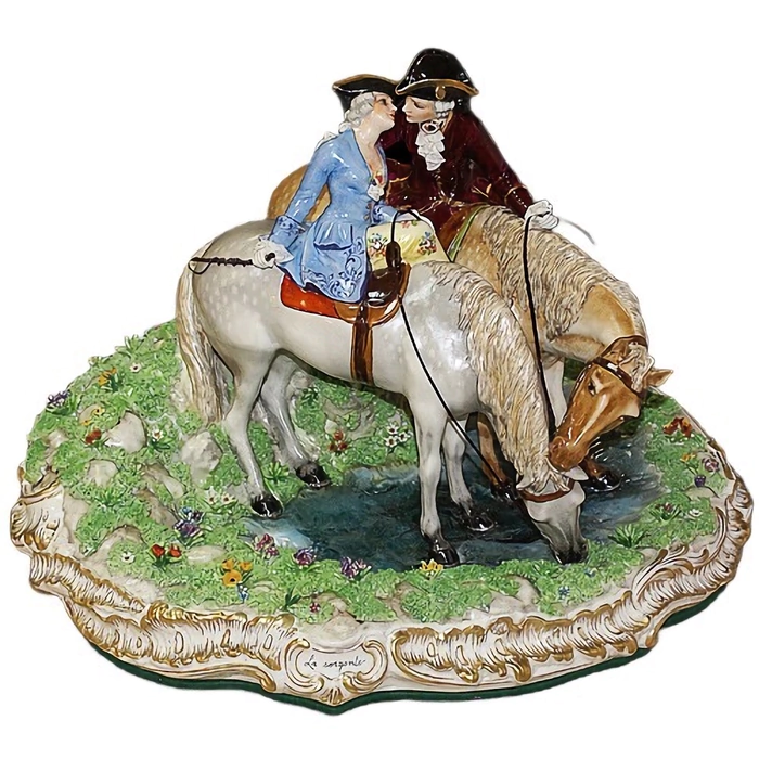 Statuette "Horse riding"