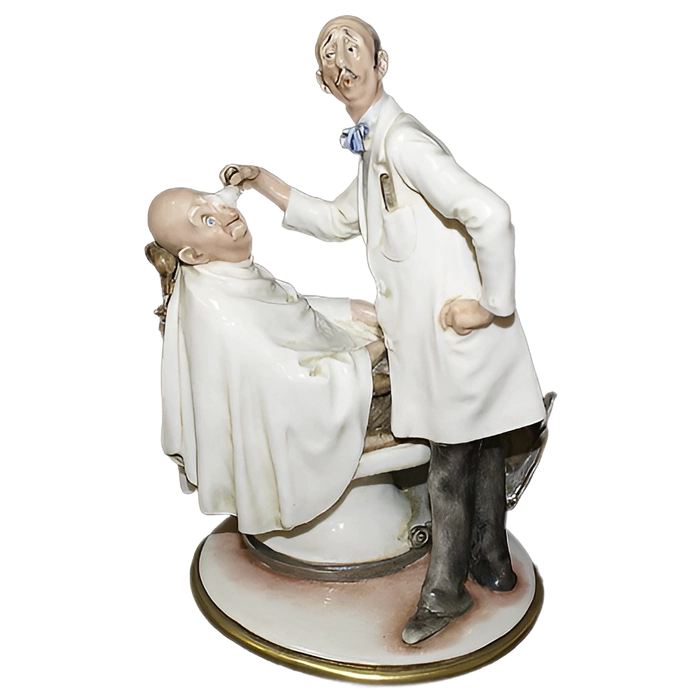 The statuette "The Barber"