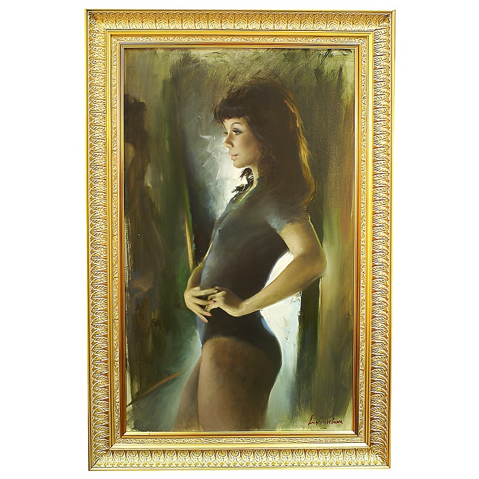 Painting "The Girl" by L. Da Velasca
