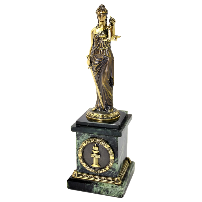 Bronze statuette "The Law"